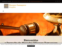 Tablet Screenshot of amarquezabogados.com